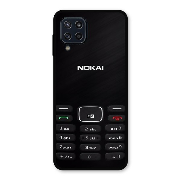 Nokia Bar Print Metal Back Case for Galaxy M32