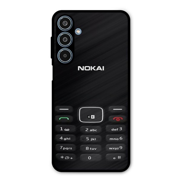 Nokia Bar Print Metal Back Case for Galaxy M35