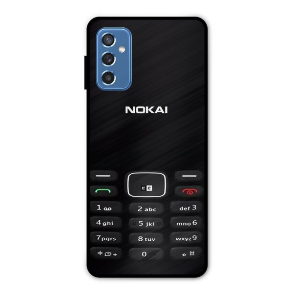 Nokia Bar Print Metal Back Case for Galaxy M52 5G