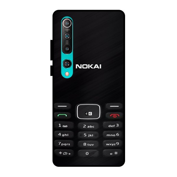 Nokia Bar Print Metal Back Case for Mi 10