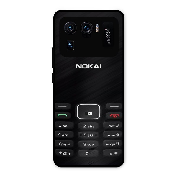 Nokia Bar Print Metal Back Case for Mi 11 Ultra