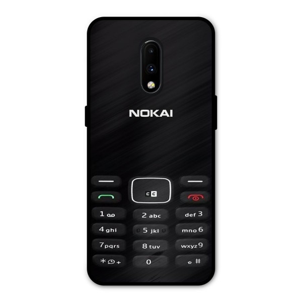 Nokia Bar Print Metal Back Case for OnePlus 7