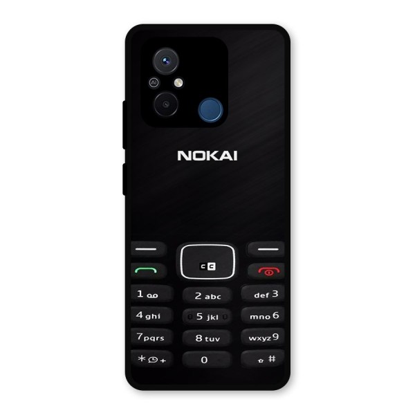 Nokia Bar Print Metal Back Case for Poco C55