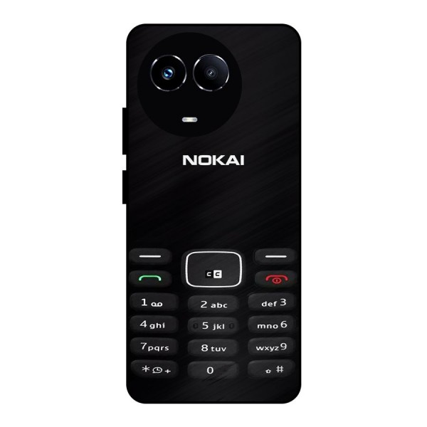 Nokia Bar Print Metal Back Case for Realme 11 5G