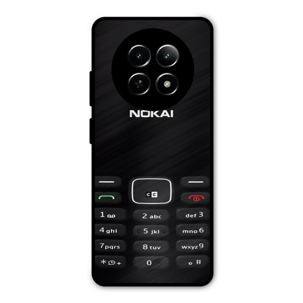 Nokia Bar Print Metal Back Case for Realme 12 5G