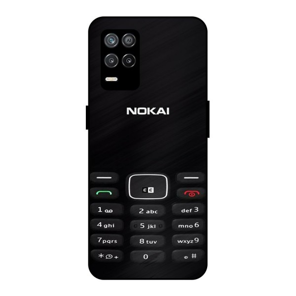 Nokia Bar Print Metal Back Case for Realme 8 5G