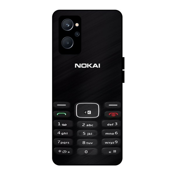 Nokia Bar Print Metal Back Case for Realme 9i 5G