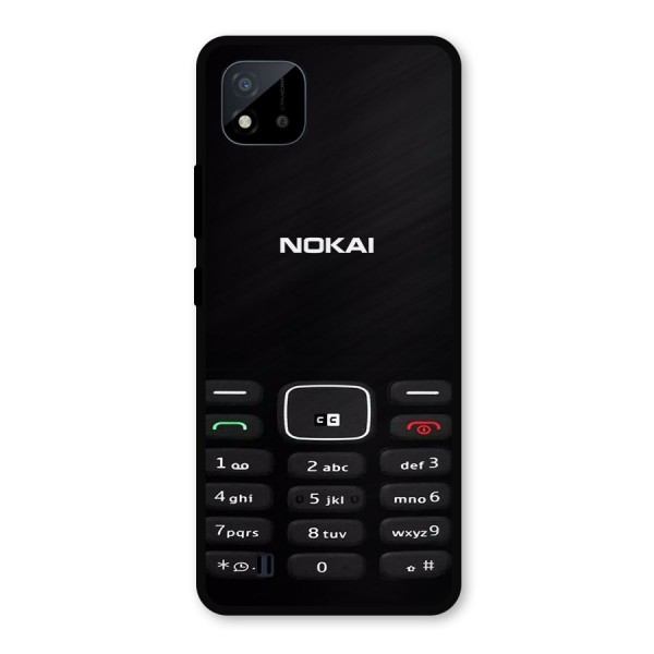 Nokia Bar Print Metal Back Case for Realme C11 2021