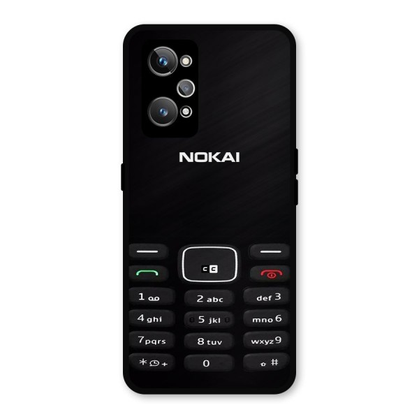 Nokia Bar Print Metal Back Case for Realme GT 2