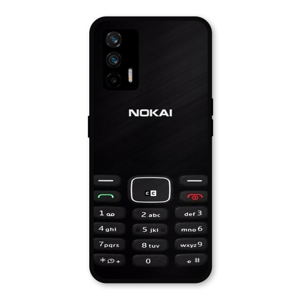 Nokia Bar Print Metal Back Case for Realme GT 5G