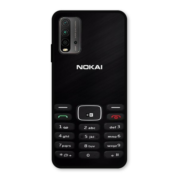 Nokia Bar Print Metal Back Case for Redmi 9 Power