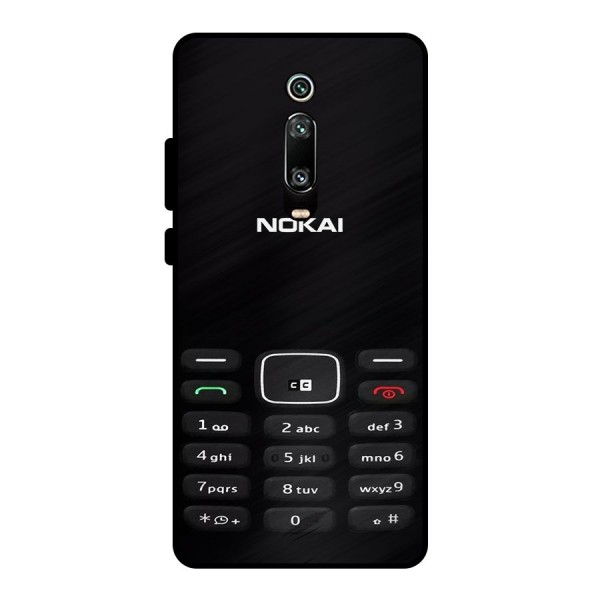 Nokia Bar Print Metal Back Case for Redmi K20