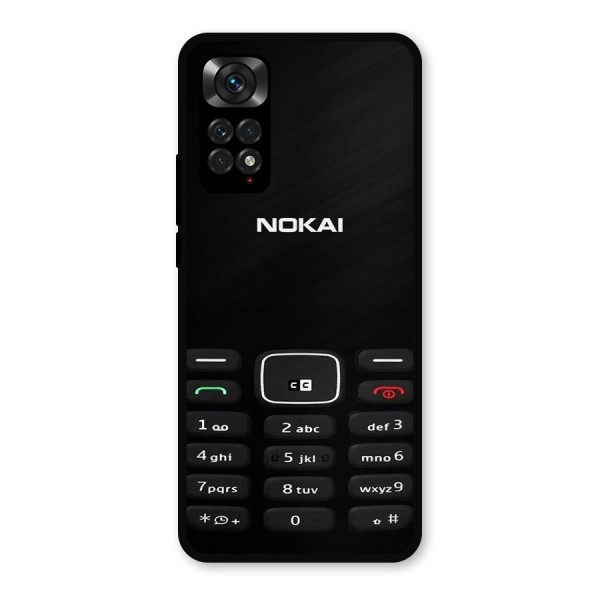 Nokia Bar Print Metal Back Case for Redmi Note 11