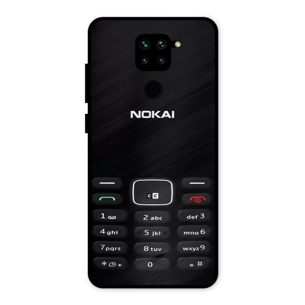 Nokia Bar Print Metal Back Case for Redmi Note 9