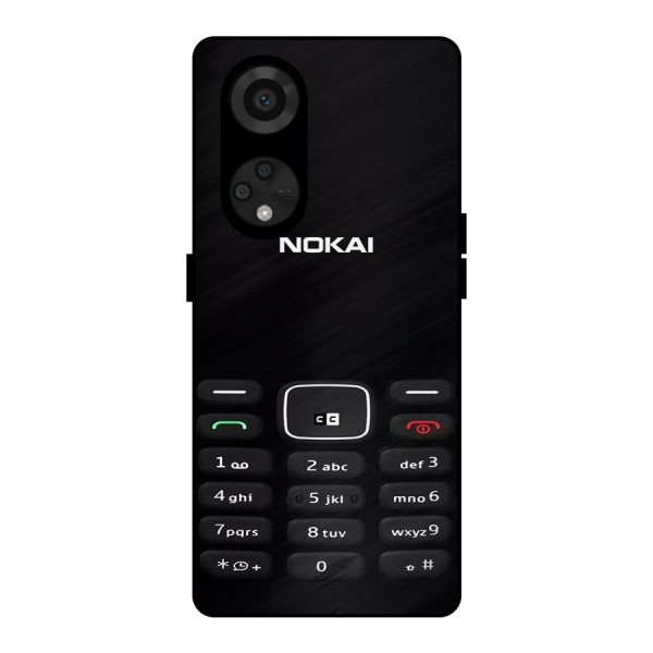 Nokia Bar Print Metal Back Case for Reno8 T 5G