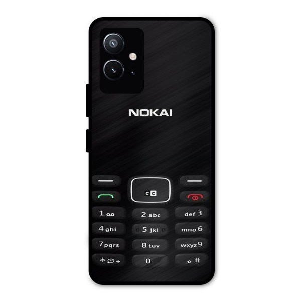 Nokia Bar Print Metal Back Case for Vivo T1 5G