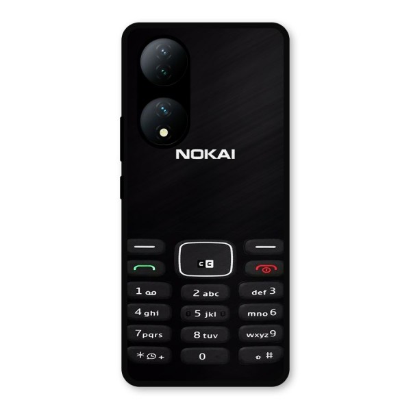 Nokia Bar Print Metal Back Case for Vivo T2