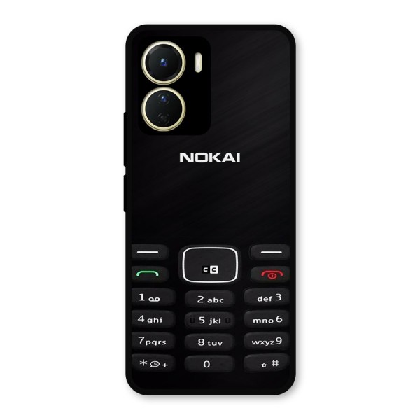 Nokia Bar Print Metal Back Case for Vivo T2x