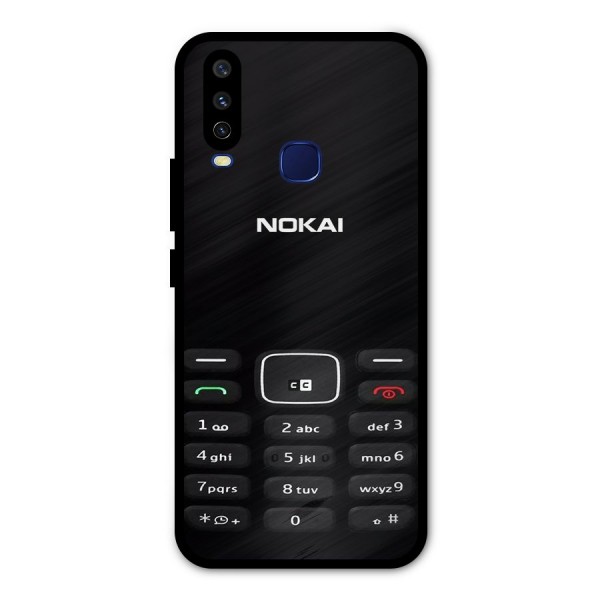 Nokia Bar Print Metal Back Case for Vivo U10