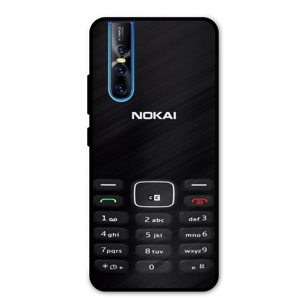 Nokia Bar Print Metal Back Case for Vivo V15 Pro