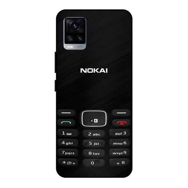 Nokia Bar Print Metal Back Case for Vivo V20