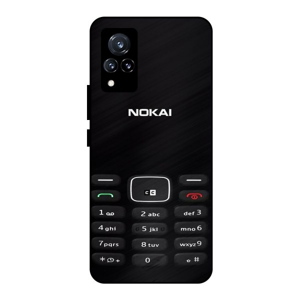 Nokia Bar Print Metal Back Case for Vivo V21 5G