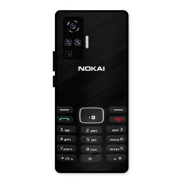 Nokia Bar Print Metal Back Case for Vivo X50 Pro