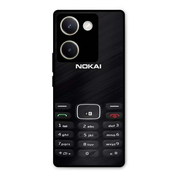 Nokia Bar Print Metal Back Case for Vivo Y200 Pro