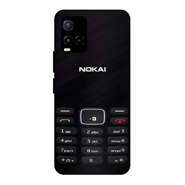 Nokia Bar Print Metal Back Case for Vivo Y21