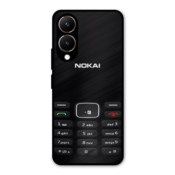 Nokia Bar Print Metal Back Case for Vivo Y28