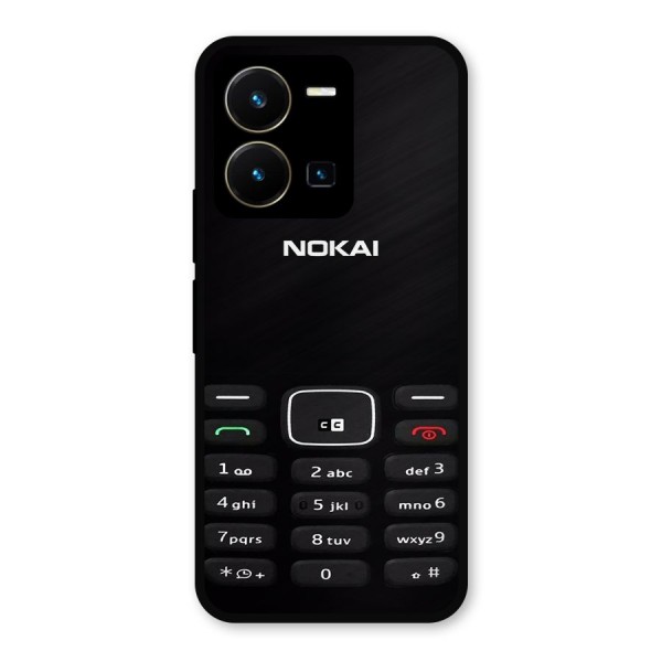 Nokia Bar Print Metal Back Case for Vivo Y35