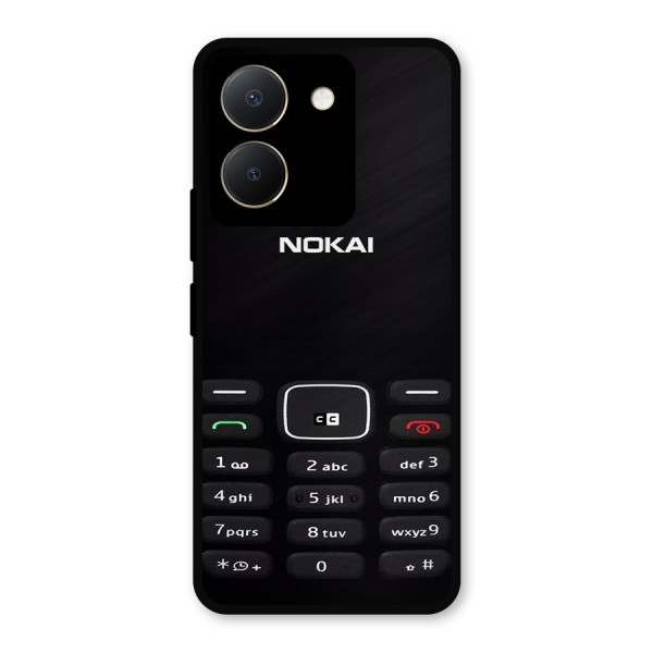 Nokia Bar Print Metal Back Case for Vivo Y36