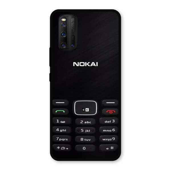 Nokia Bar Print Metal Back Case for iQOO 3