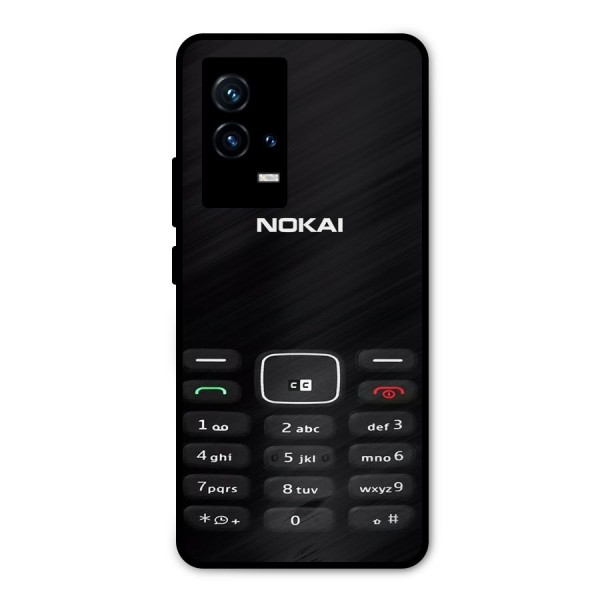 Nokia Bar Print Metal Back Case for iQOO 9 5G