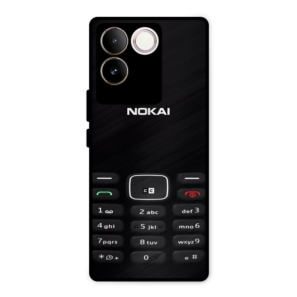 Nokia Bar Print Metal Back Case for iQOO Z7 Pro