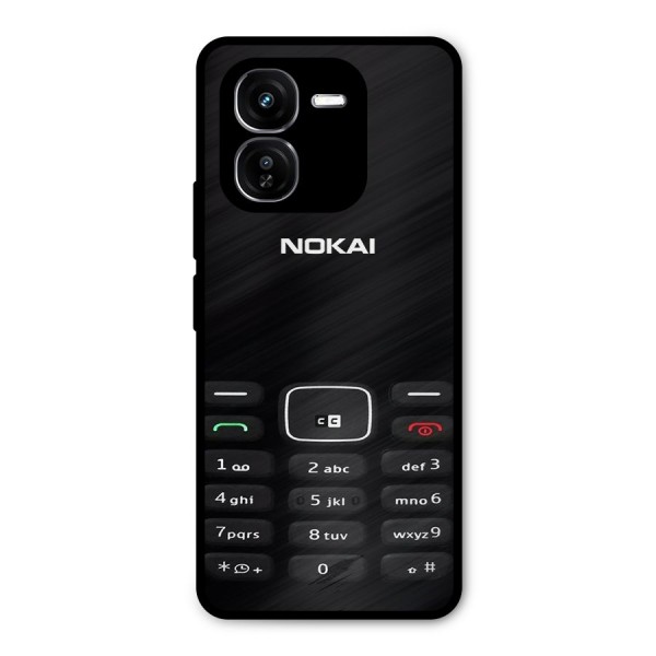 Nokia Bar Print Metal Back Case for iQOO Z9x