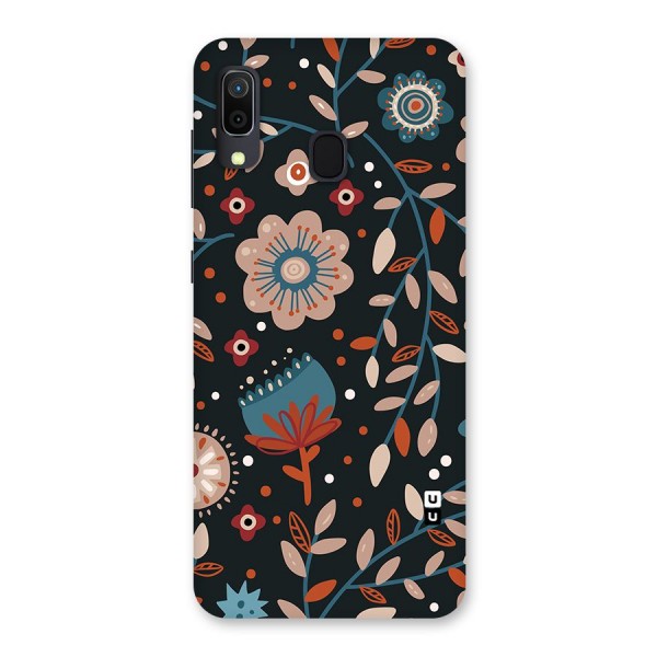 Nordic Arts Flowery Space Back Case for Galaxy A20