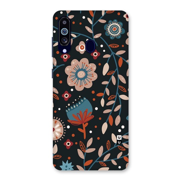 Nordic Arts Flowery Space Back Case for Galaxy A60