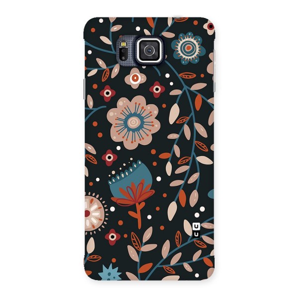 Nordic Arts Flowery Space Back Case for Galaxy Alpha