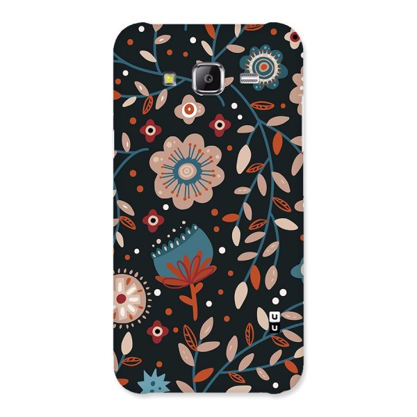 Nordic Arts Flowery Space Back Case for Galaxy J5