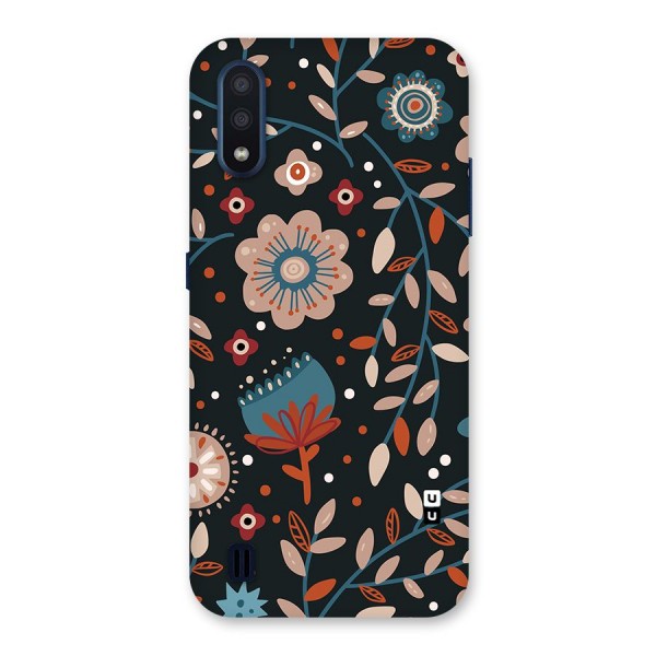 Nordic Arts Flowery Space Back Case for Galaxy M01