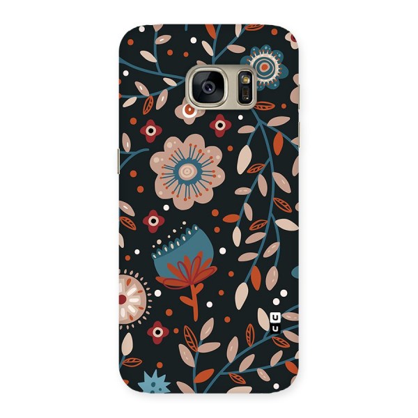 Nordic Arts Flowery Space Back Case for Galaxy S7