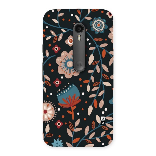 Nordic Arts Flowery Space Back Case for Moto G3