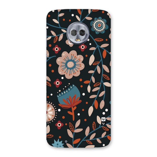 Nordic Arts Flowery Space Back Case for Moto G6