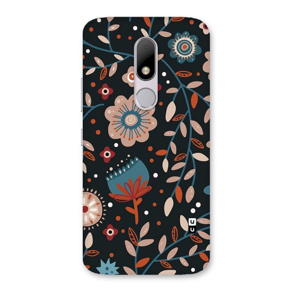 Nordic Arts Flowery Space Back Case for Moto M