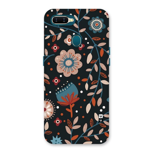 Nordic Arts Flowery Space Back Case for Oppo A12