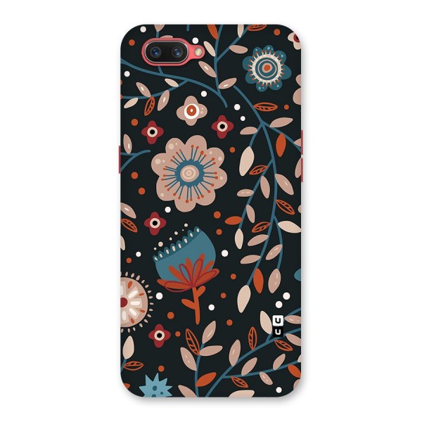 Nordic Arts Flowery Space Back Case for Oppo A3s