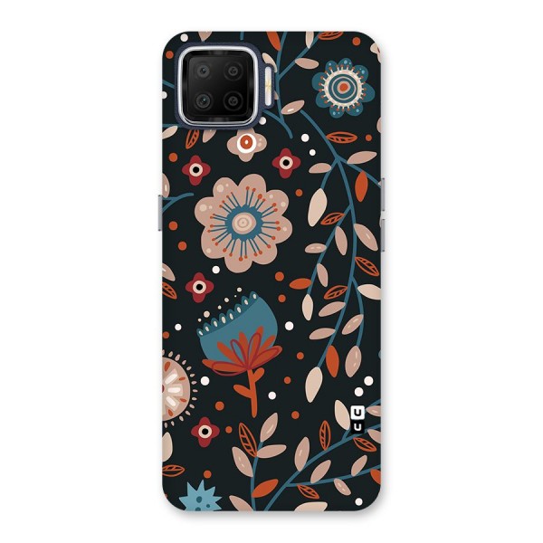 Nordic Arts Flowery Space Back Case for Oppo F17