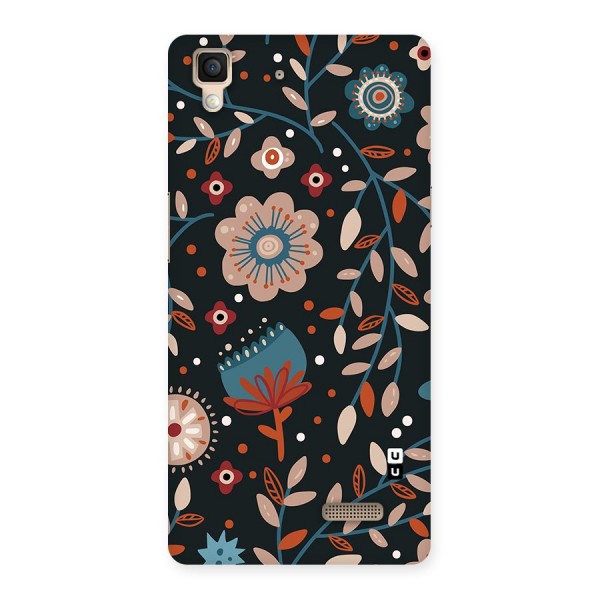 Nordic Arts Flowery Space Back Case for Oppo R7