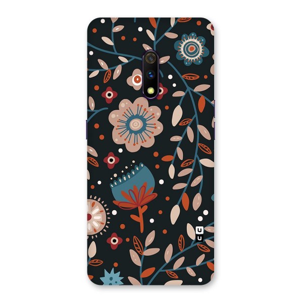 Nordic Arts Flowery Space Back Case for Realme X